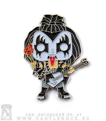 значок цанга kiss gene simmons