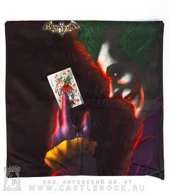 чехол на подушку joker джокер с картой