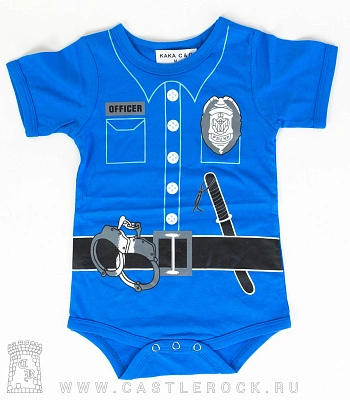 боди детское полицейский