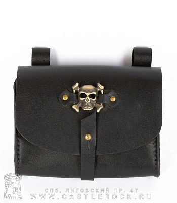 сумка на пояс череп и кости