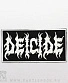 нашивка deicide (лого белое)