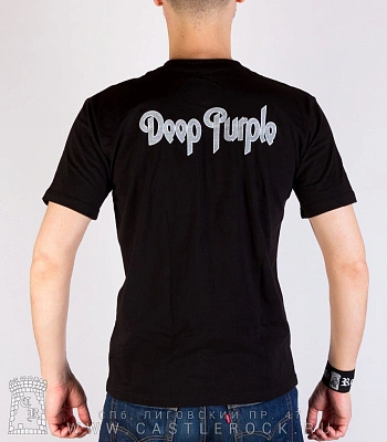 футболка deep purple "smoke on the water" (лого)