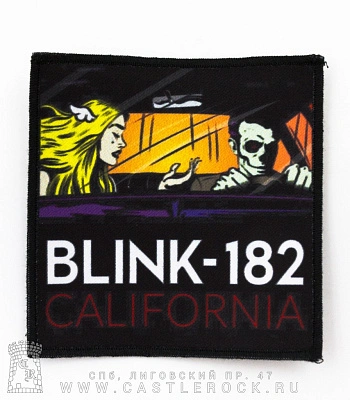 нашивка blink-182 "california"