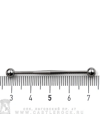 Штанга Индастриал Сталь с Шариками (с утолщением) 1,6 х 38 х 5/5