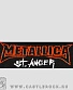 напульсник на резинке metallica "st. anger" (надпись красная)