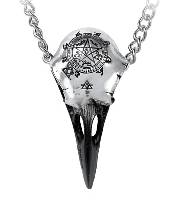 подвес alchemy gothic (алхимия готик) p898 volvan raven skull