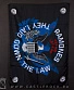 флаг ramones "they laid down the law"