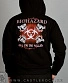 балахон на молнии biohazard "kill or be killed"