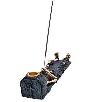 подставка под благовония скелет