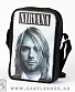 сумка к/з nirvana kurt cobain (ч/б)