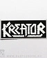 нашивка kreator (лого белое)