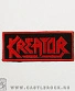 нашивка kreator (лого красное, вышивка)