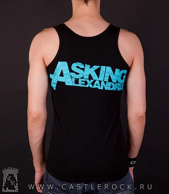 майка asking alexandria (скелет)