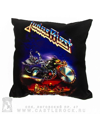 подушка декоративная judas priest "painkiller"
