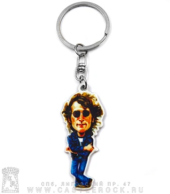 брелок металлический beatles john lennon