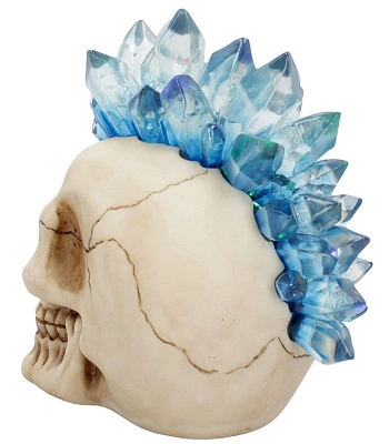 светильник череп панка (белый)