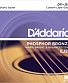 струны d'addario бронзовые для акустической гитары ej26