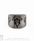 кольцо сталь с гравировкой motorhead lemmy (безразмерное)