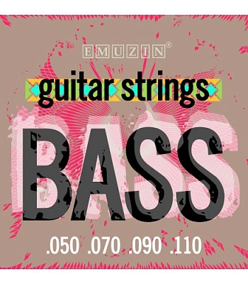 струны emuzin для бас-гитары 4s50-110