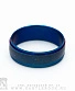 кольцо стальное синее (скошенная кромка)