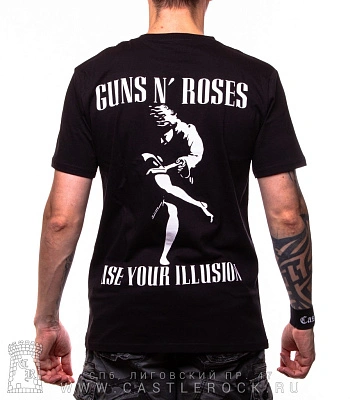 футболка guns'n'roses "use your illussion"