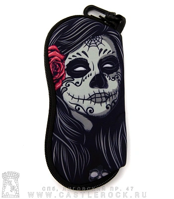чехол для очков santa muerte