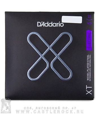струны d'addario никелированные для электрогитары xte1149
