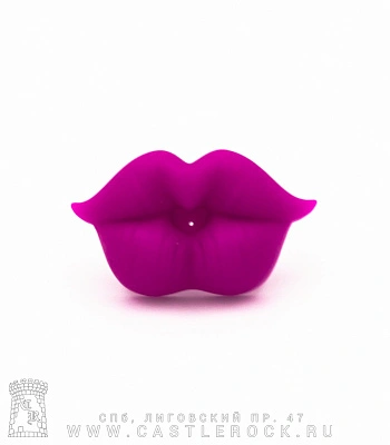 соска-пустышка губы фиолетовые