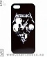 чехол для iphone metallica ч/б