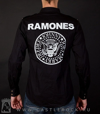 рубашка с длинным рукавом ramones (лого)