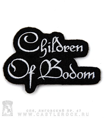 нашивка children of bodom (лого, вышивка)