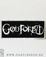 нашивка god forbid (лого белое)