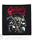 нашивка obituary "cause of death" (черепа, квадратная)