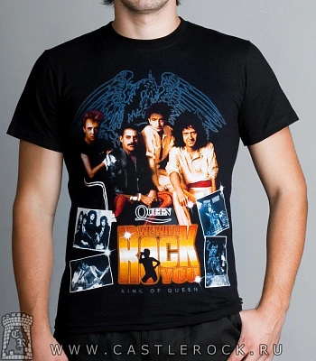 футболка queen "we will rock you"
