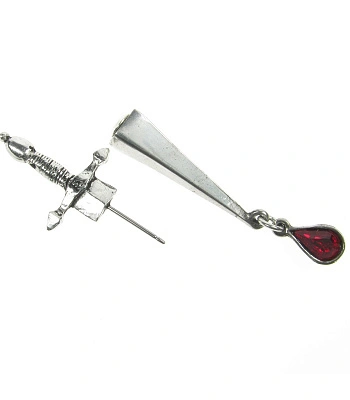 серьга alchemy gothic (алхимия готик) e257 cesare's veto