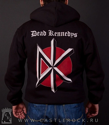 балахон на молнии dead kennedys (лого)