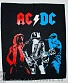 нашивка на спину ac/dc (группа, цветной принт)