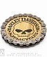 подставка под кружку с мотоцепью harley-davidson (череп)