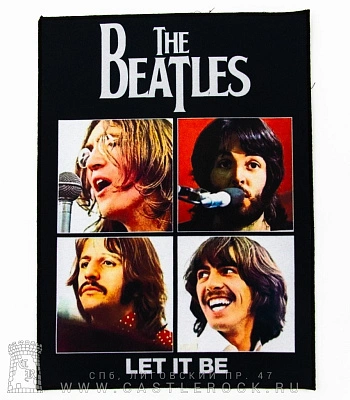 нашивка на спину beatles "let it be"