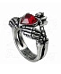 кольцо alchemy gothic (алхимия готик) r210 claddagh by night