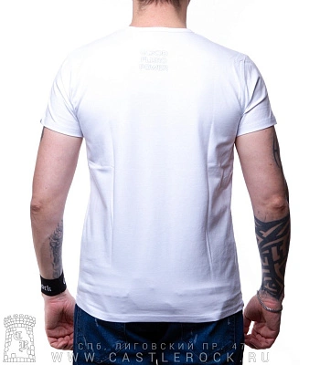 футболка сальвадор дали (белая, светится)