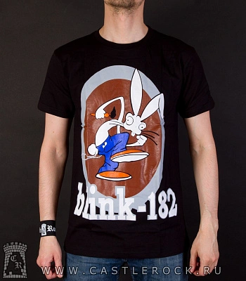 футболка blink-182 (кролик)