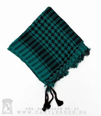 арафатка черно-зеленая (изумрудная)