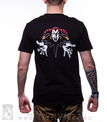 футболка король и шут горшенев (синий принт)