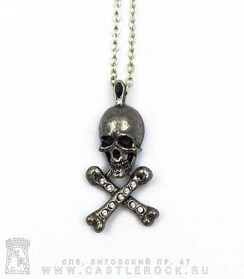 подвес alchemy gothic (алхимия готик) p419 skull & bones