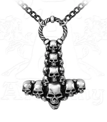 подвес alchemy gothic (алхимия готик) p754 skullhammer
