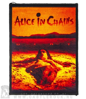 нашивка alice in chains "dirt"