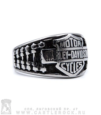 перстень harley-davidson (мотоцепь)