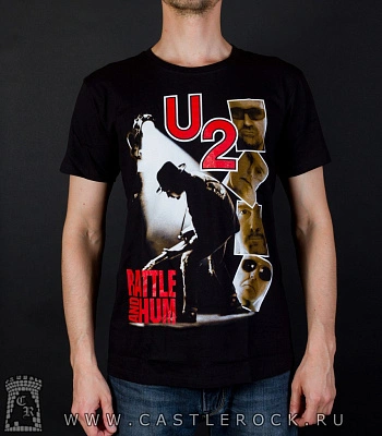футболка u2 "rattle and hum"