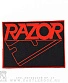 нашивка razor (лого красное)